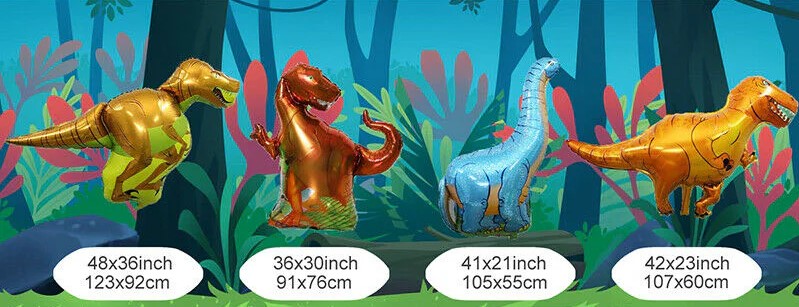 Dinosaur Happy Birthday Balloon Garland Kit (100 Pc)