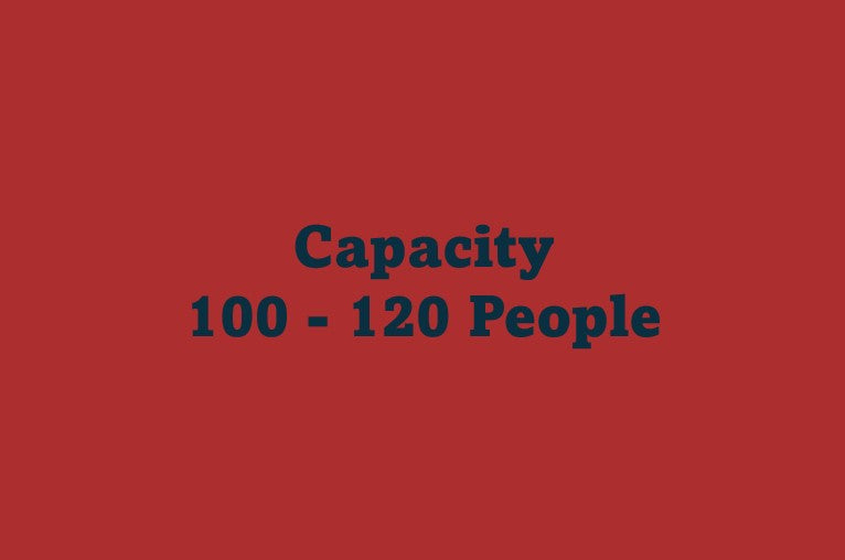 100-120 People Standing Room Only