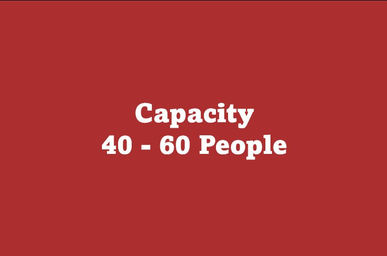 40-60 People Standing Room Only