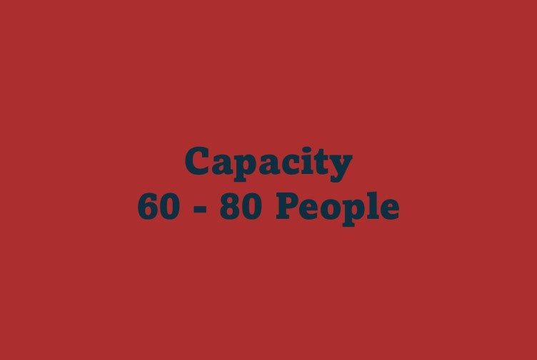 60-80 People Standing Room Only