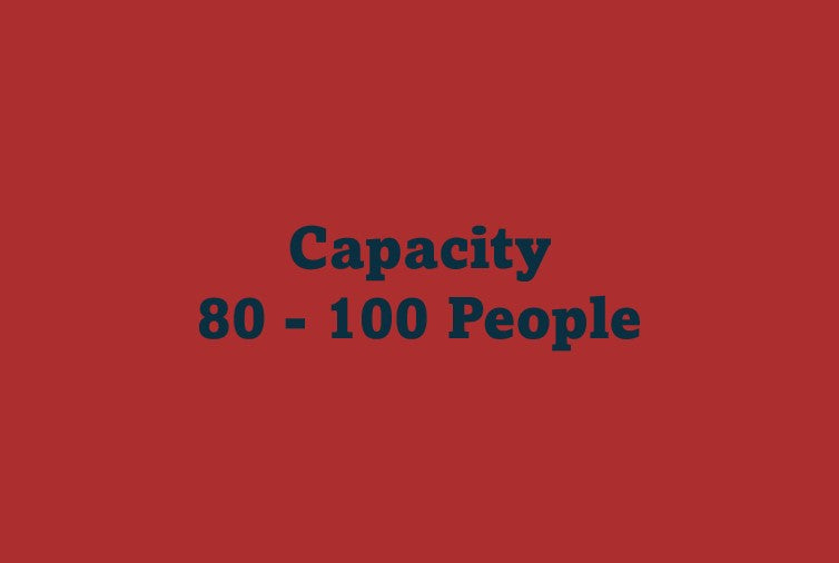 80-100 People Standing Room Only