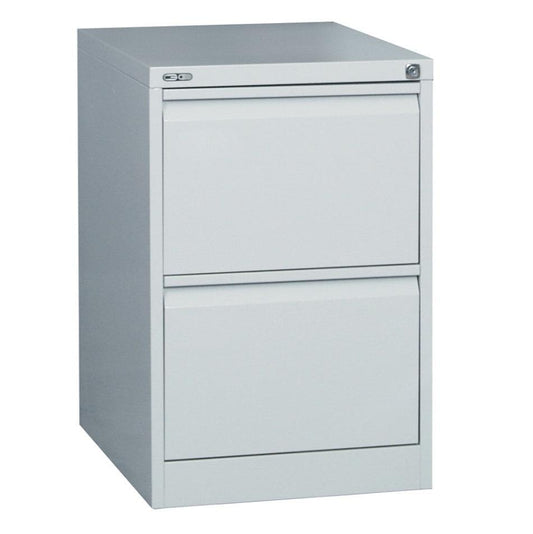 Lockable 2 Drawer Metal Filing Cabinet