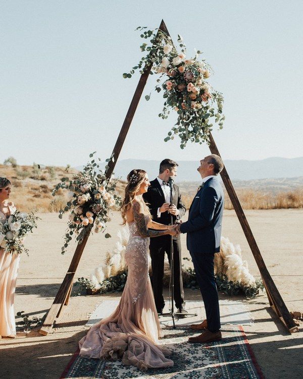 Triangle Wedding Arbor