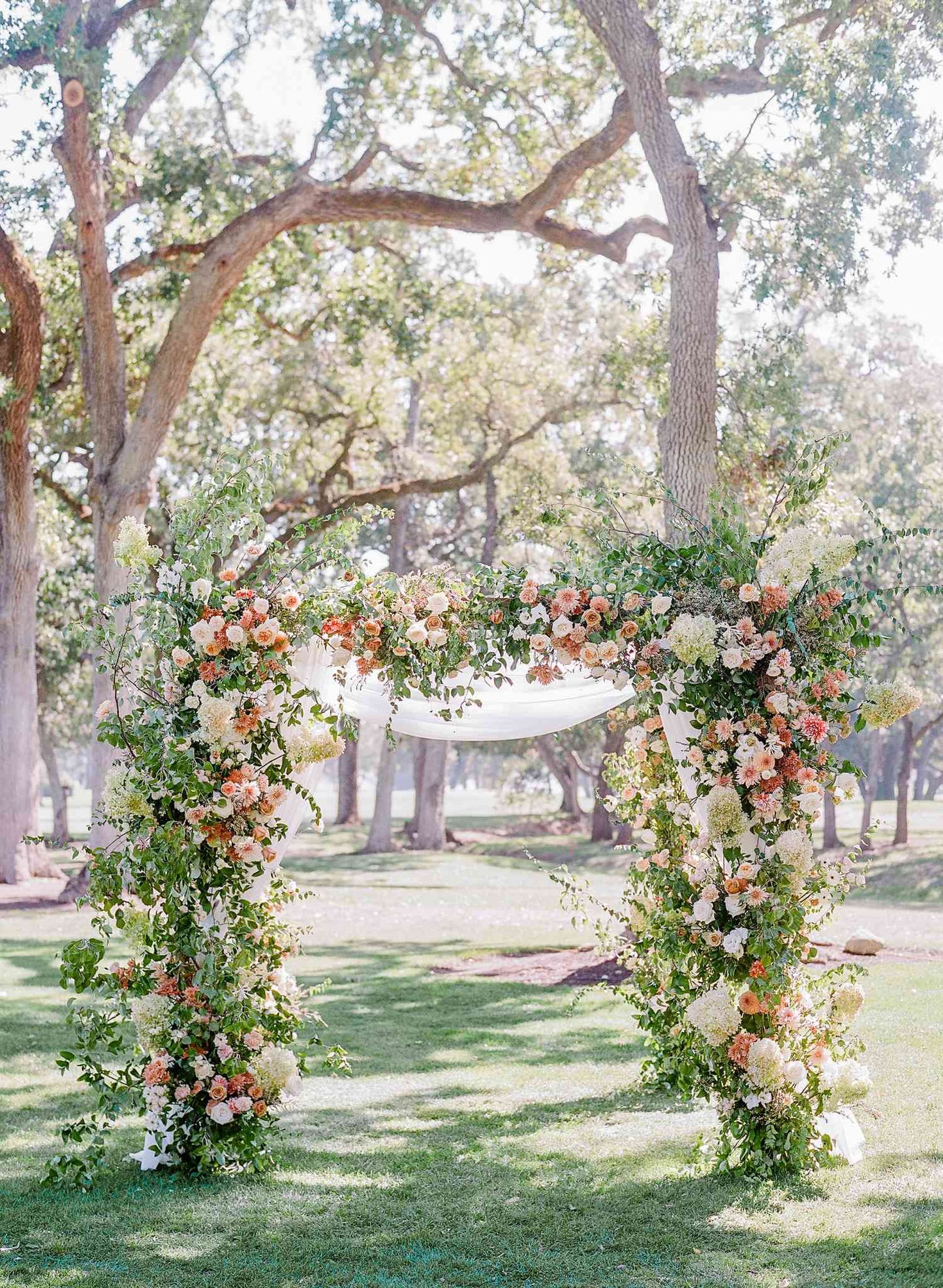 White Wedding Arbor