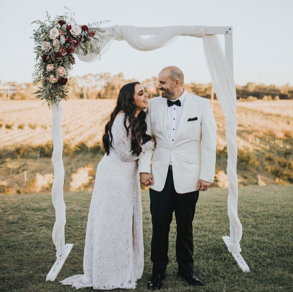 White Wedding Arbor