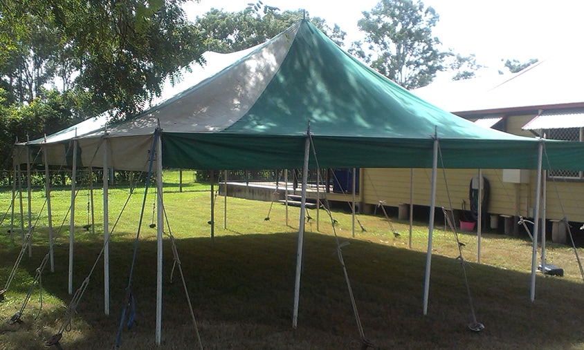 6m x 9m Green Marquee