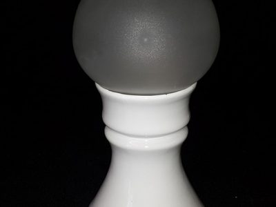 Cora - White China Lamp Candle