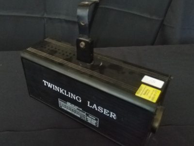 Twinkling Laser Light